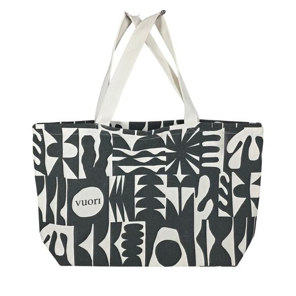 VUORI CODY HUDSON ABSTRACT PRINT TOTE BAG – 22" × 19" × 4" – RECYCLED MATERIALS - Picture 1 of 11